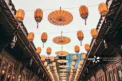 四川成都宽窄巷子街景图片素材
