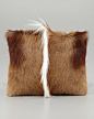 Proenza Schouler Large Chieko Fur Bag, Natural