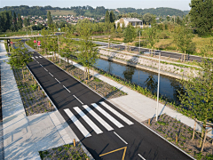 一只红鲸鱼-采集到道路景观/沥青路