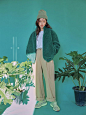 Banded Hem Zip-Up Jacket | STYLENANDA