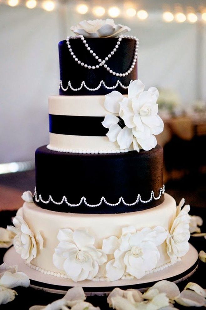 婚礼蛋糕：黑白之恋