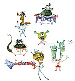 AgnèsErnoult，法国儿童读物插画家