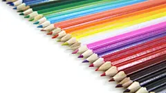 创意时尚壁纸-精美彩色铅笔创意5K壁纸- macw下载站