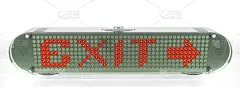 EXIT -带LED红光的数字引脚标志