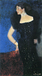 古斯塔夫·克林姆特(Gustav Klimt)高清作品《罗斯·冯·罗斯福·弗里德曼肖像》