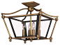Maxim Lighting 22392CLNAB Ritz Traditional Semi-Flush Mount traditional-ceiling-lighting