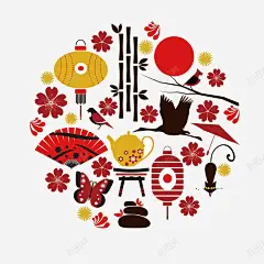 和风装饰花纹矢量图 竹子 元素 免抠png 设计图片 免费下载 页面网页 平面电商 创意素材