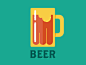 Dribbble - Daily Illustration: Beer - Week 1 / Day 1 by Josh Riggs