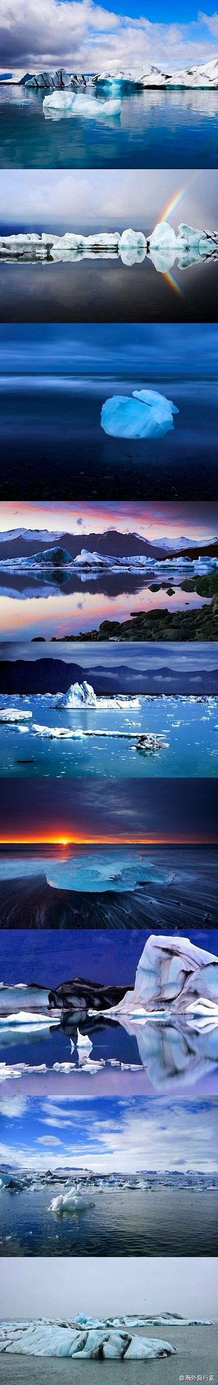 【冰岛】 冰川泻湖—超现实与孤寂的完美结...
