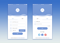 榴莲味儿青梅采集到APP_登录、注册