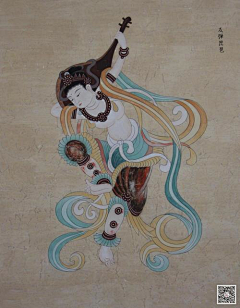 微微d微笑采集到壁画