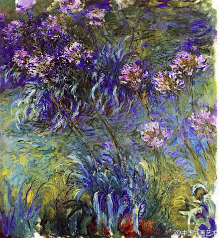 莫奈 油画 《花卉》