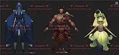 游戏美术资源 国风手绘次世代角色人物场景3D模型贴图3dmax源文件-淘宝网