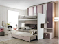 Bedroom set with bunk beds CITYNEW 155 - Doimo CityLine