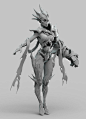WIP (Returned death witch sculpt), Hugo Gómez : Wip. This is a personal work, just to learn and have fun. Next step, lowpoly, painted texture, etc. I think it is interesting to use my own concept for the contest battlechasers to learn how to create low po
