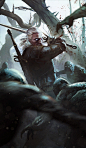 Gwent: Geralt, Marek Madej : Another Gwent Illustration