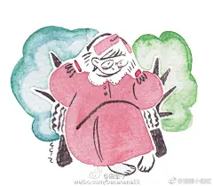 自由自在，不刻意，也不做作的随心插画，@画黎子 ​​​​