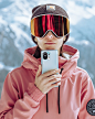 Advertising  chamonix lifestyle mountain phone portrait smartphone snow snowboard xiaomi