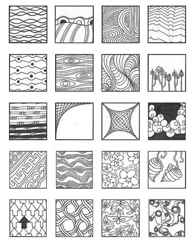 ZENTANGLE PATTERNS n...