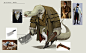 Brumbrum and her bison friend Ťuk, Simon Tosovsky : This was my entry for the Character Design Challenge Facebook group. The theme was "Caveman". I went through several ideas and designs before I settle on my final design. I thought I could shar
