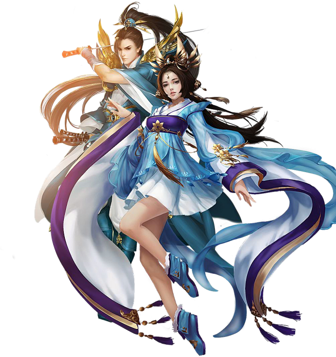 【古风角色原画png】 劍俠世界(06D...