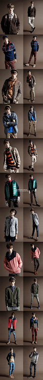 #lookbook# Pull&Bear 男，2011秋冬，感觉这季男装比女装搭得好