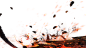 火花碎石爆炸土地爆裂裂开游戏场景素材 背景 png