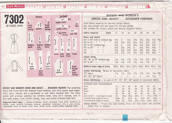 Vintage 1960s Sewing...