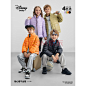迪士尼（Disney）童装女童立领轻薄羽绒服2024春秋新款儿童防风防水外套洋气秋冬 活力桔 130