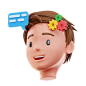 Thinking  3D Icon