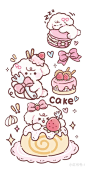 an image of hello kitty and cake