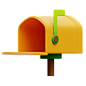 Mail Box 3D Illustration