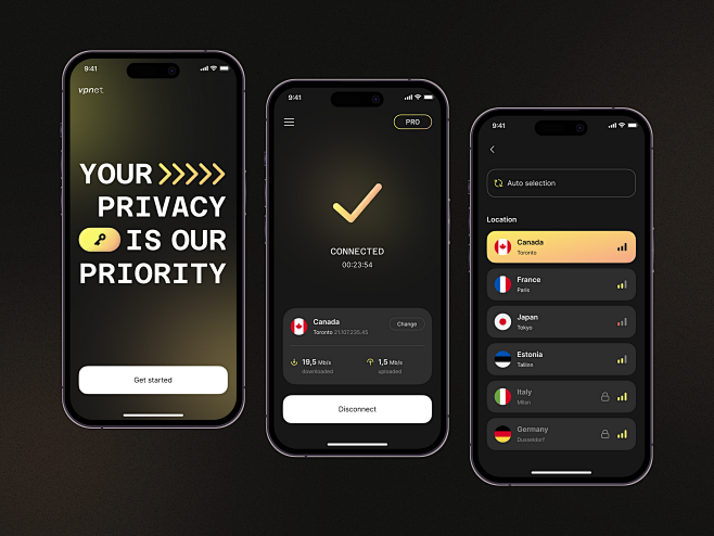 VPN App UI by Ronas ...