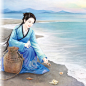 古风 手绘 女子