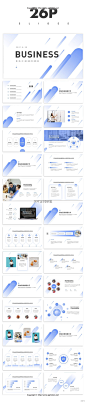 【商务】白蓝扁平化超实用主义通用模板14