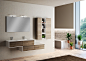 Arca Mobili Proxima bath room collection : Bathroom interior rendering