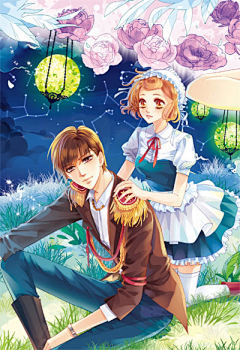 林阿戈采集到二次元少女,情侣