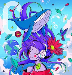 日本动漫日本漫画海报+美少女插画.jpg