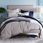 Tall Nailhead Upholstered Headboard