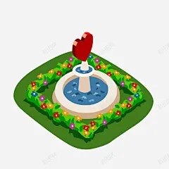 装饰手绘彩色花园矢量图 免抠png 设计图片 免费下载 页面网页 平面电商 创意素材