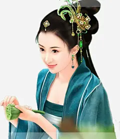 古代美女免抠素材_新图网 https://ixintu.com 中国风 人物 卡通 古代 古代美女 古风 唯美 手绘 美女