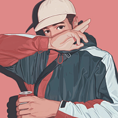 尋鹿人采集到人物插画