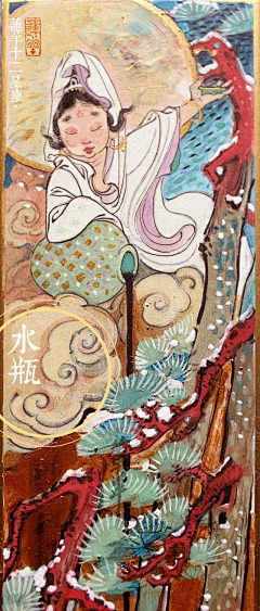 sudidashu采集到岩彩画