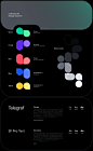 banking colorful dark mode Figma Mobile app modular product design ui design UI/UX design 用户界面
