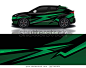 City Car Wrapping Decal Design