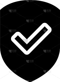 分离着色,黑色,盾,图标,复选标记,商务,安全,网络安全防护,证章