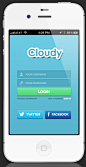 Cloudy on Behance