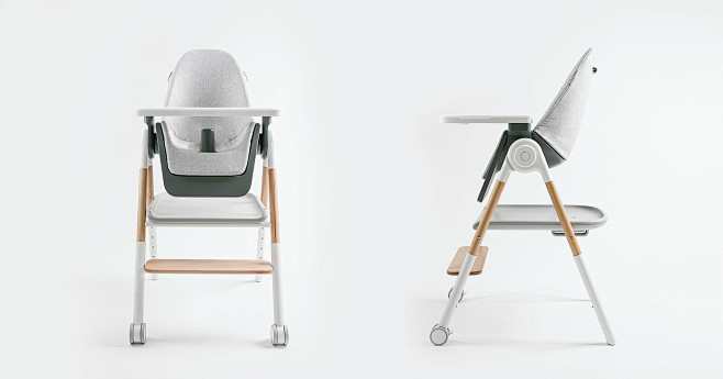 高脚椅，儿童，母婴，明锐工业设计，成长型...