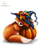 halloween-fox-sleeping-3.png