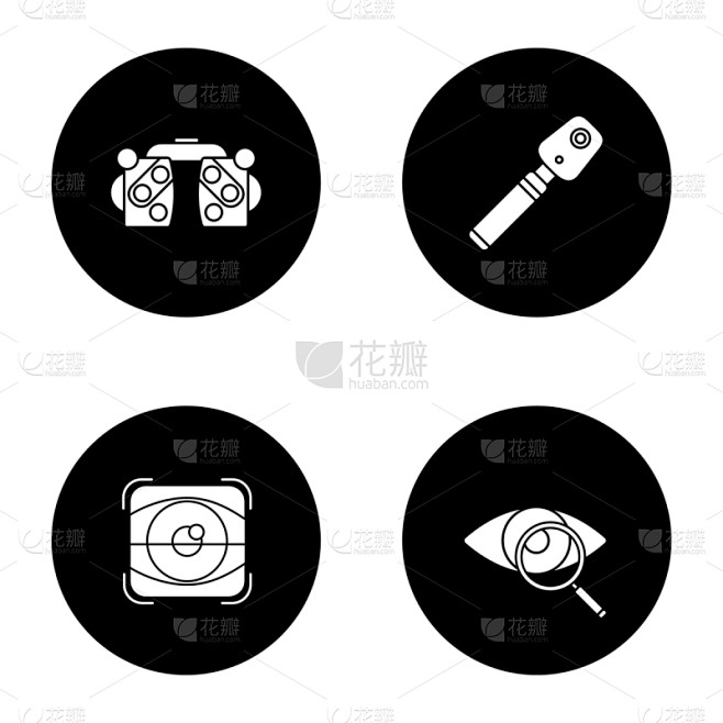 验光师,计算机图标,绘画插图,符号,科学实验,视网膜,偏振光色感计,综合验光仪,眼镜,医疗诊断工具